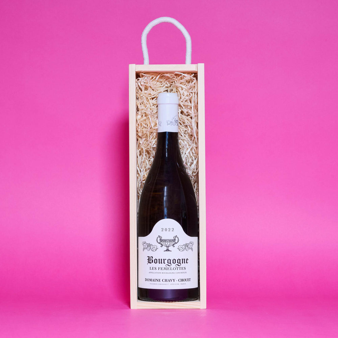 Chavy-Chouet White Burgundy Gift Box