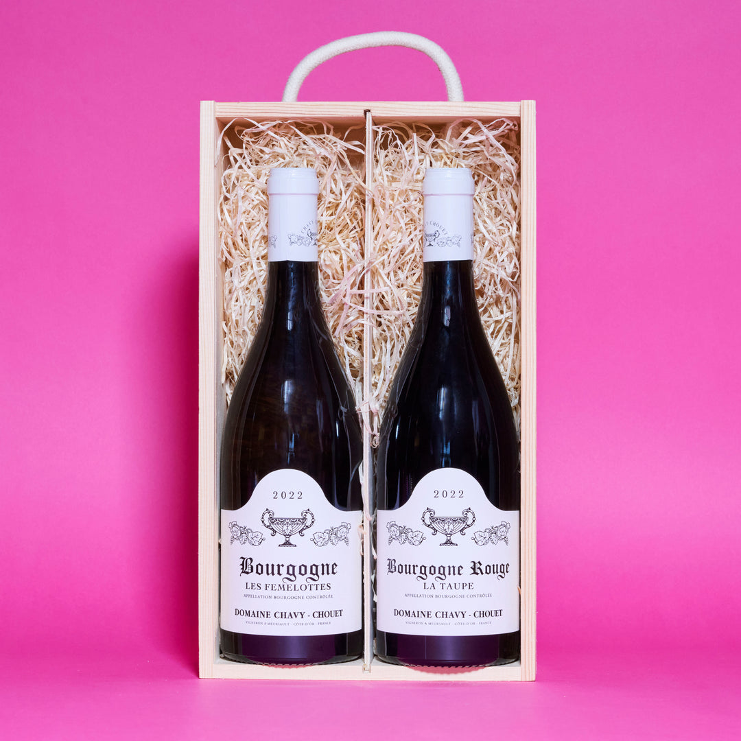 Red & White Burgundy Duo Gift Box