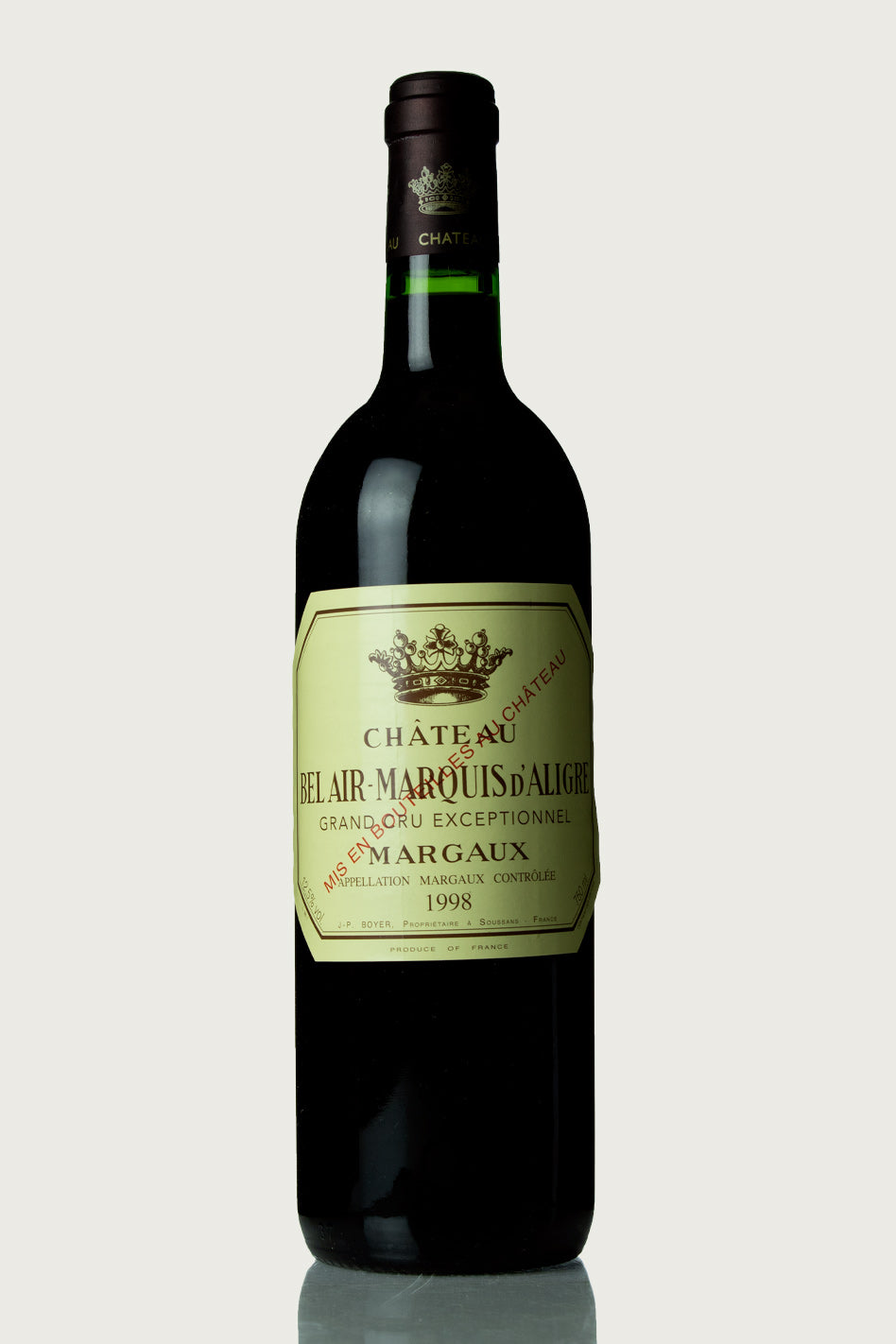 Château Bel Air-Marquis d'Aligre Margaux 1998