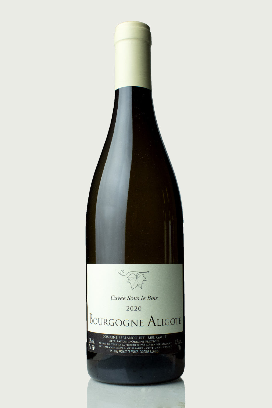 Berlancourt Bourgogne Aligoté 'Sous Le Bois' 2020