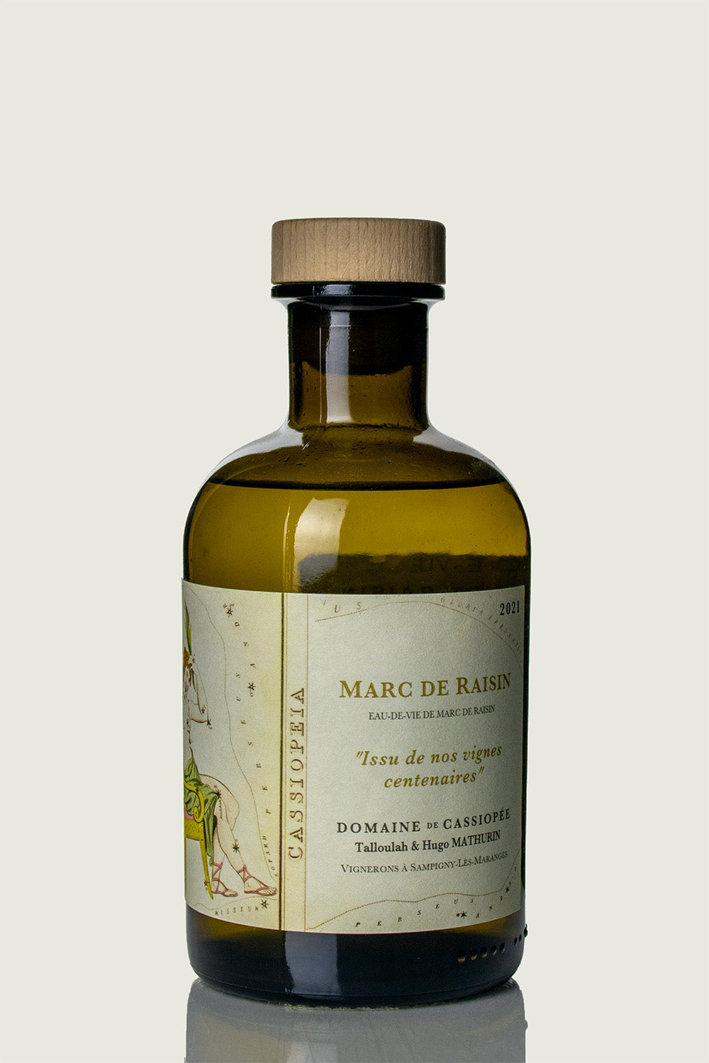 Cassiopée Eau de Vie Marc de Raisin Vignes Centenaires 2021