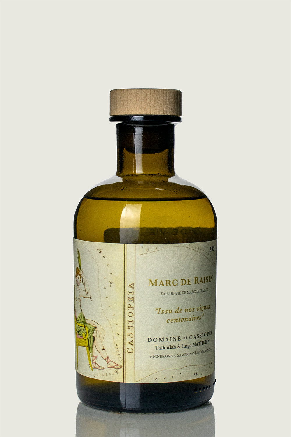 Cassiopée Eau de Vie Marc de Raisin Vignes Centenaires 2021