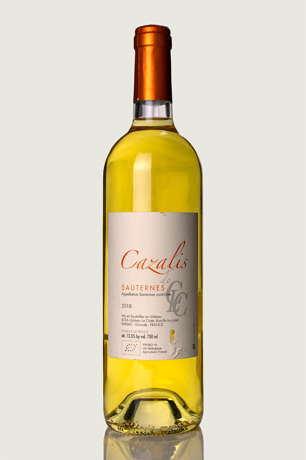 Cazalis de Château La Clotte-Cazalis 2018