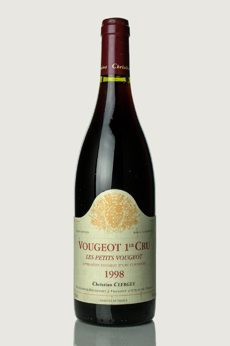 Clerget Vougeot 1er Cru 'Le Petit Vougeot' 1998
