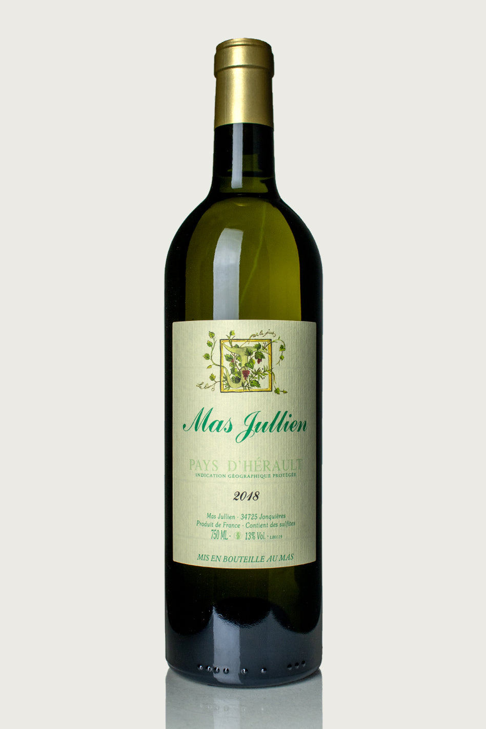Mas Jullien Pays d'Hérault Blanc 2018