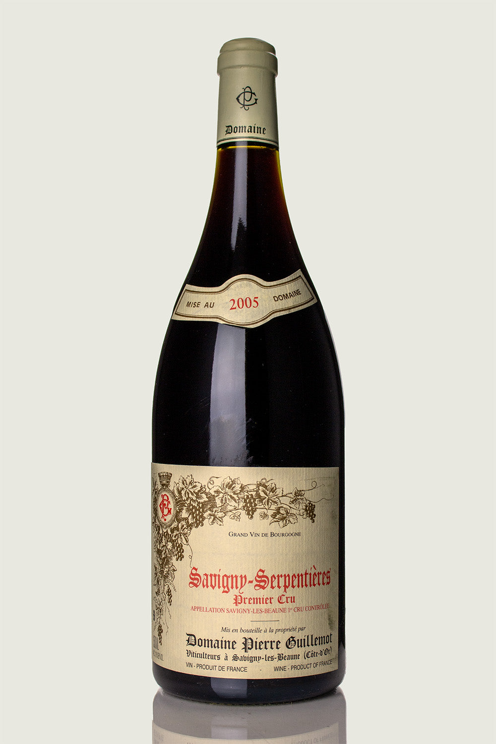 Pierre Guillemot Savigny-Serpentières 1er Cru Magnum 2005