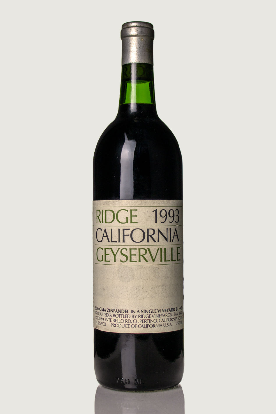 Ridge 'Geyserville' 1993