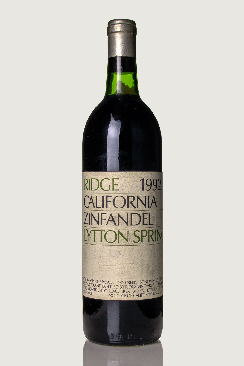 Ridge 'Lytton Springs' 1992
