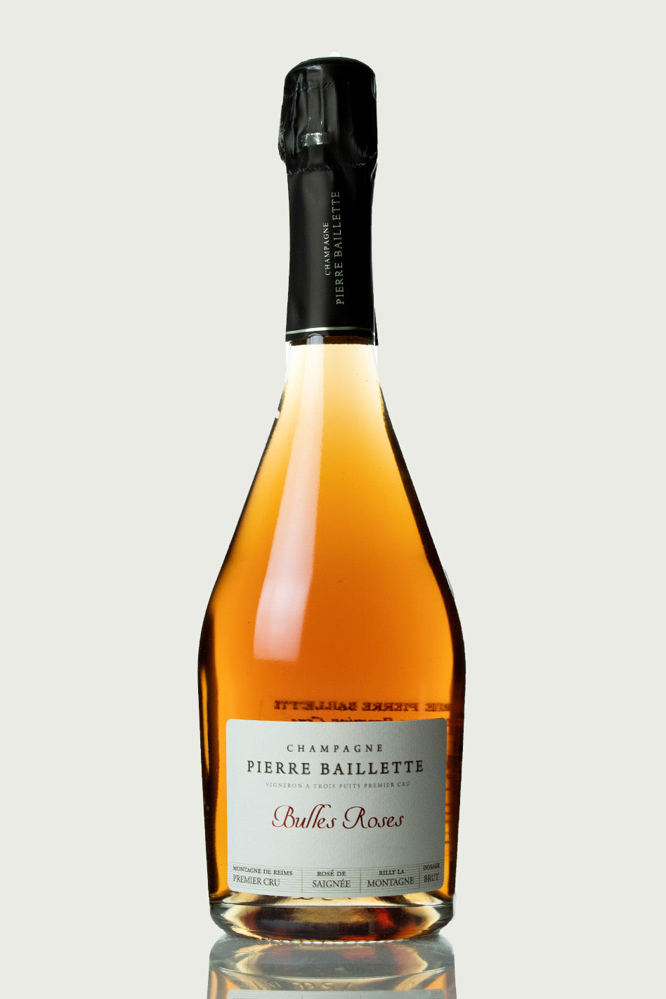 Pierre Baillette Champagne 1er Cru Extra Brut Rosé 'Bulles Roses' 2020