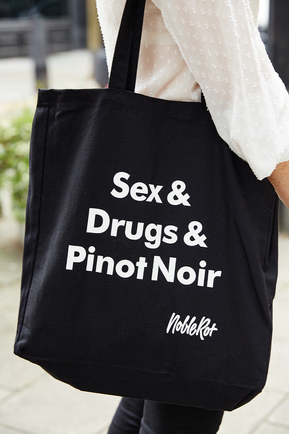 Sex, Drugs & Pinot Noir Tote Bag
