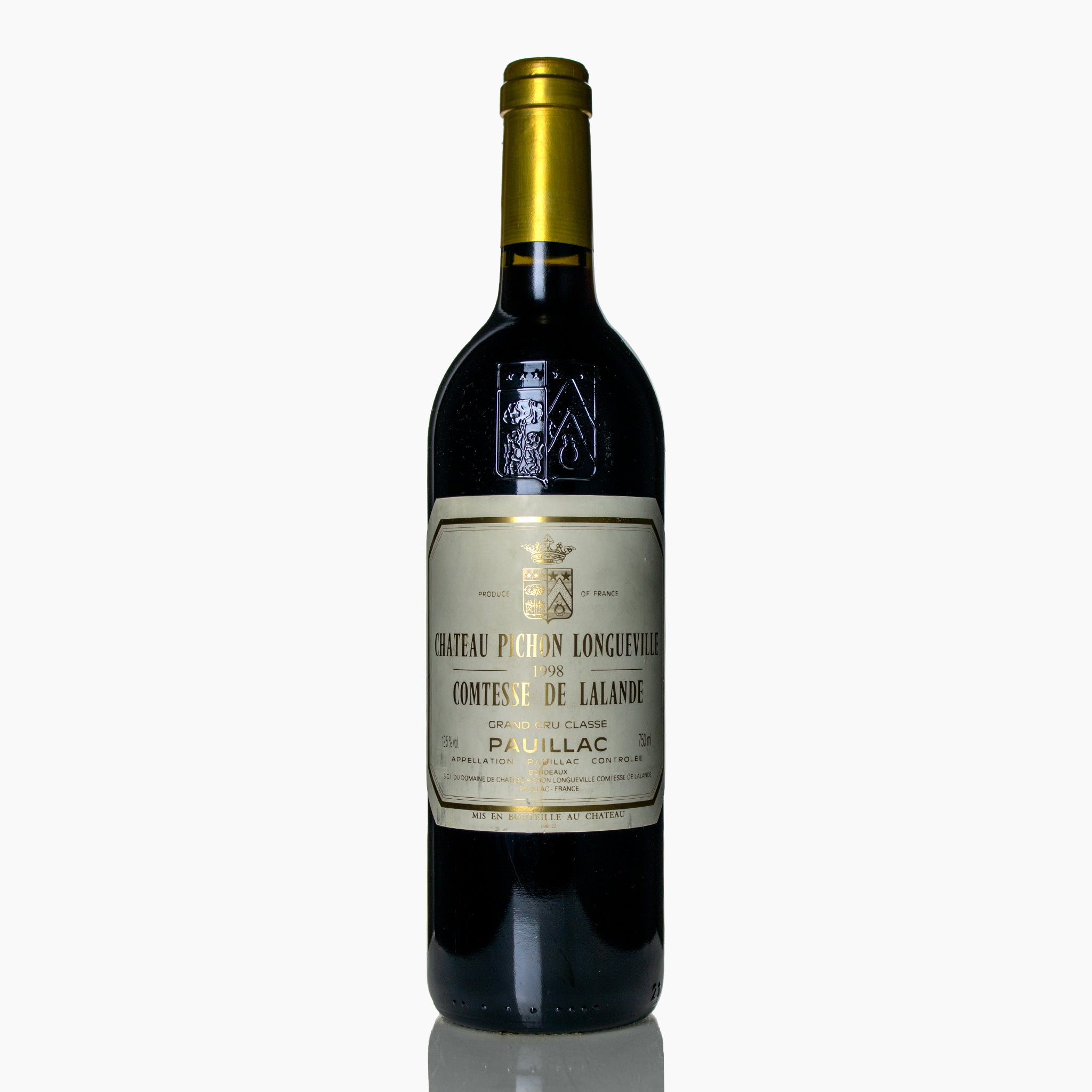 Pichon-Longueville Pauillac 'Comtesse de Lalande' 1998 – Shrine To