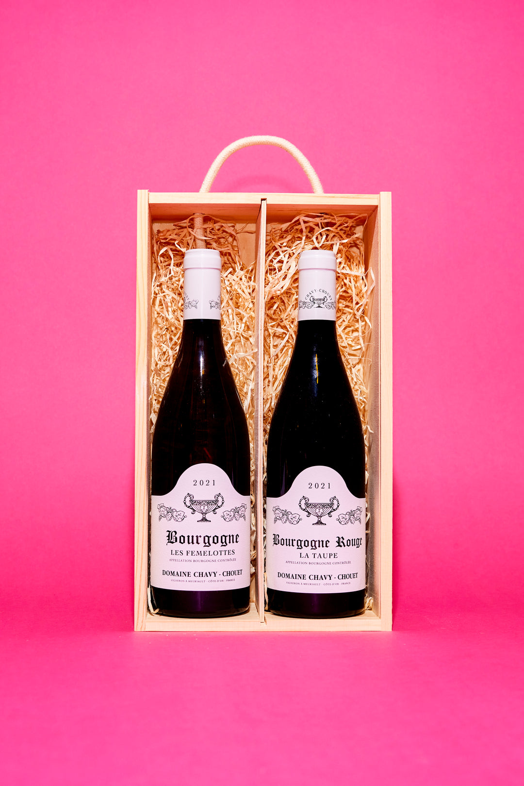 White & Red Burgundy Gift Box
